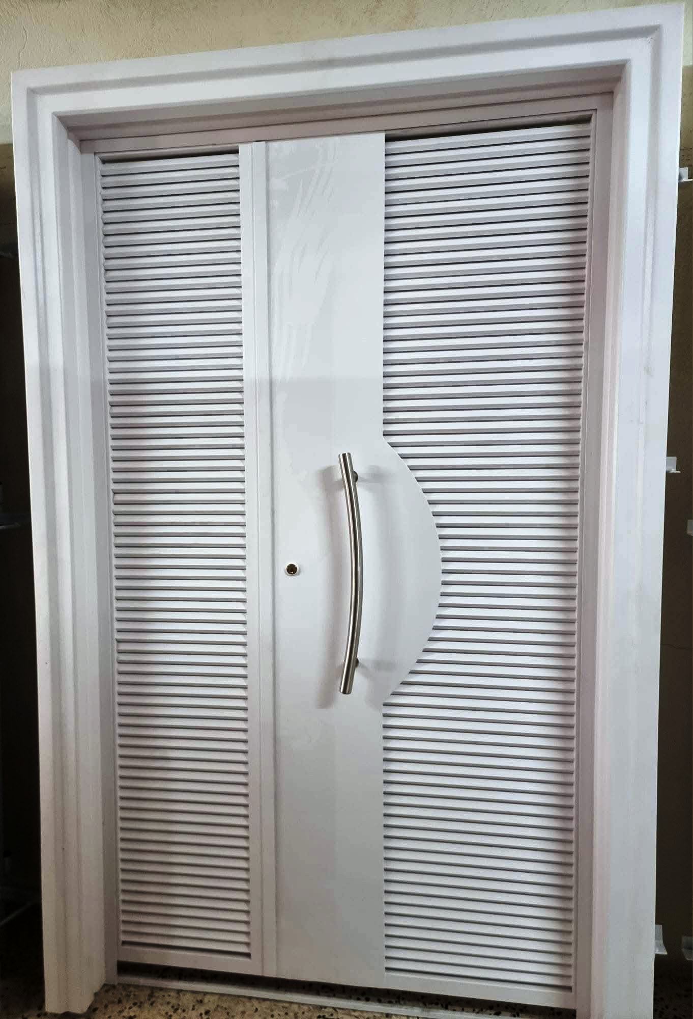 Galvanized steel entry door available in multiple color finishes